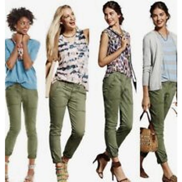 Cabi Scout Flap Button Pocket Taper Stretch Pants - Picture 8 of 16